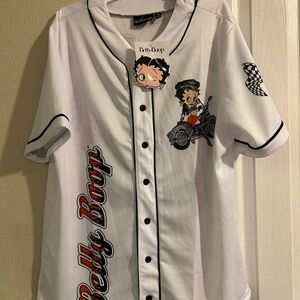 Betty Boop women baseball Shirt